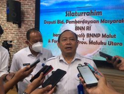 Deputi BPM BNN RI Kunker ke Maluku Utara