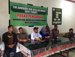 Advokat Buka Posko Pengaduan Warga Ternate yang Kesulitan Akses Air Bersih