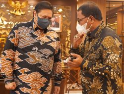 Temui Airlangga Hartarto, Elang-Rahim Banjir Apresiasi dan Dukungan Politik