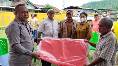 Pemda Halut Salurkan Terpal ke Korban Gempa, Kemensos Menyusul