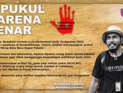 AJI Ternate Minta Polres Tidore Usut Tuntas Kasus Penganiayaan Jurnalis Cermat