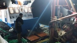 Salah satu kapal yang diamankan anggota Ditpolairud Polda Malut. Foto: Istimewa