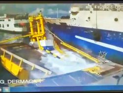 Dermaga Bastiong Ternate Roboh Ditabrak Ferry Mutiara Pertiwi