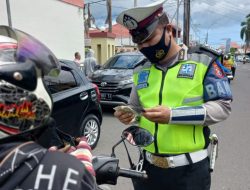 Pekan Depan Satlantas Polres Ternate Gelar Tilang Manual