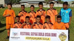 PSJ Juara 1 dalam Festival Sepak Bola Usia Dini di Kepulauan Sula