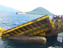 Ini Kronologis Kapal Swasta yang Tabrak Dermaga Pelabuhan Ferry Ternate