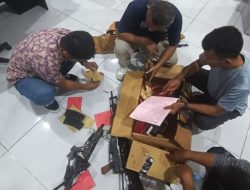 Ungkap Kasus Kepemilikan Senjata Api, Polda Maluku Utara Ringkus 8 Pelaku