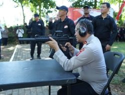 Lomba Menembak Warnai Semarak HUT Bhayangkara ke-77 di Maluku Utara