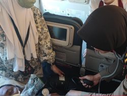 Seorang Penumpang Batik Air Pingsan, 5 Siswa Setukpa Lemdiklat Polda Malut Beri Pertolongan