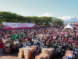 Peringati Hari Bhayangkara, Polda Malut Gelar Bazar UMKM dan Berbagi Hadiah ke Masyarakat