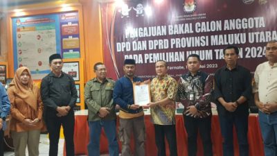 Partai Garuda Maluku Utara Resmi Menyerahkan Dokumen Perbaikan Bacaleg
