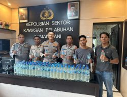 Kiriman Miras dari Manado Kembali Digagalkan Polisi di Atas KM Venencian