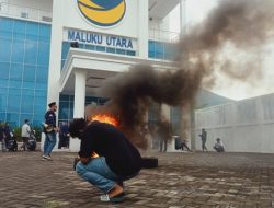 Nama Bacaleg Diubah, Kader NasDem Kota Ternate Lakukan Demo di Kantor DPW
