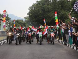 Meriahnya Pawai Akbar Merah Putih Kodim 1508/Tobelo bersama Forkopimda Halut