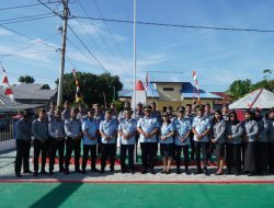 Imigrasi dan Lapas Tobelo Gelar Upacara Tabur Bunga di Taman Makam Pahlawan Yasin Gamsungi