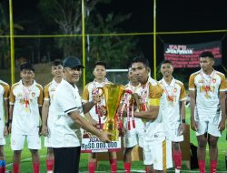 Taklukan Polres Ternate, Ditsamapta Juarai Turnamen Kapolda Cup I 