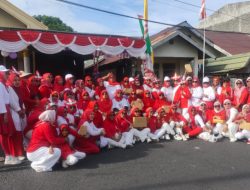 Meriahkan HUT RI, Warga Dufa-dufa di Ternate Gelar Senam Bersama