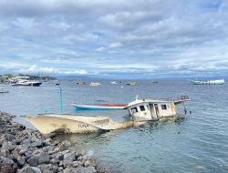 Barang Bukti Kasus Kapal Nautika di Maluku Utara Dibiarkan Tenggelam