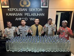 Polisi Temukan 185 Botol Miras di Area Pelabuhan Ahmad Yani Ternate