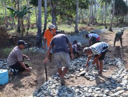 Satgas TMMD Kodim Ternate Bangun Jalan Setapak di Batang Dua, Bermanfaat Bagi Petani