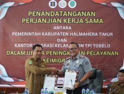 Imigrasi Tobelo dan Pemda Haltim Jalin Kerja Sama Bangun Pos Pelayanan Imigrasi