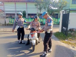 Gelar Operasi Gaktiblin, Polres Sula Periksa Kelengkapan Pribadi Anggota