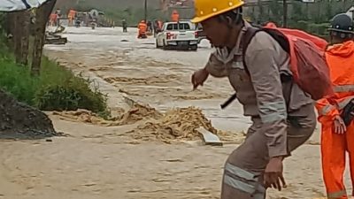 Banjir Terjang Kawasan Industri di Halmahera Tengah