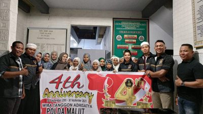 Perwira di Maluku Utara Berbagi Sembako Peringati Anniversary 4 Tahun WTA