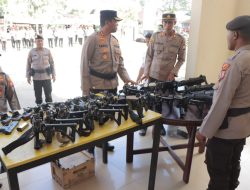 Polres Kepulauan Sula Giatkan Pemeriksaan Sarpras Jelang Pemilu 2024