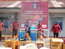 Imigrasi Tobelo Musnahkan 23.084 Arsip Fisik Usai Ditampung Selama 10 Tahun