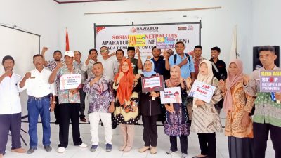 Bawaslu Halteng Ajak ASN di Patani Utara Jaga Netralitas Jelang Pemilu 2024