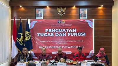 Perdana, Kakanwil Ignatius Purwanto Kunjungi Kantor Imigrasi Tobelo