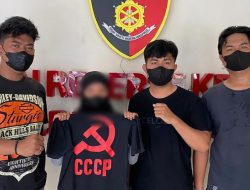 Polisi Amankan Perempuan yang Terekam Pakai Kaos Palu Arit di Jalanan Ternate