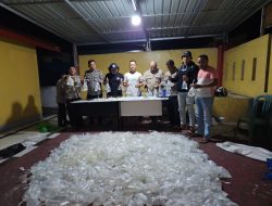 Dibantu Warga, Polisi Amankan 1.495 Liter Cap Tikus di Ternate