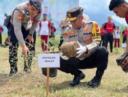 Tindak Lanjut Instruksi Kapolri, Anggota Polisi Tanam 56 Ribu Pohon di Maluku Utara