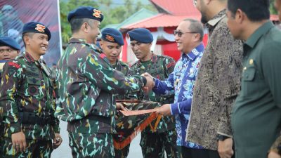 HUT Korps Brimob Polri, Wali Kota Ternate Terima Penghargaan dari Kapolda
