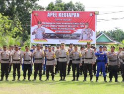 Polres Halut Gelar Apel Kesiapan Pengamanan Kampanye