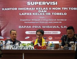 Beri Penguatan di Imigrasi Tobelo, Irwil V Itjen Kemenkumham Tekankan Pentingnya Integritas