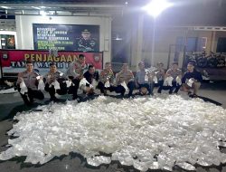 Polres Ternate Amankan Ribuan Kantong Cap Tikus Jelang Nataru