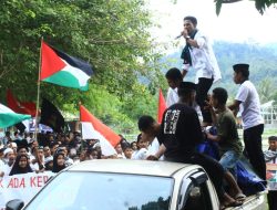 Ratusan Pelajar di Patani, Halmahera Tengah Galang Donasi untuk Palestina