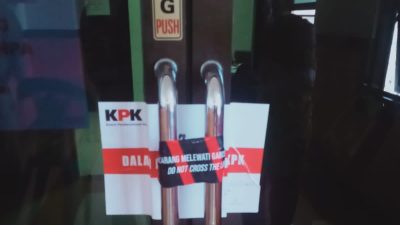Buntut OTT Pejabat, Sejumlah Kantor Dinas Pemprov Malut Disegel KPK