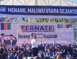Kampanye di Ternate, Anies Baswedan Disambut Ribuan Simpatisan