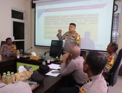 425 Anggota Bhabinkamtibmas di Malut Diminta Jadi Pioneer dalam Pengamanan TPS