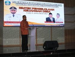 Bimtek DPMD, Bupati Halsel Ingatkan Pengelolaan Keuangan Desa Harus Transparan