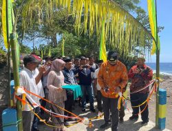 Bupati Halsel Resmikan Jembatan Penghubung Mataketen-Tagono