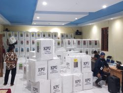 Kotak Suara 8 Kelurahan di Ternate Utara Mulai Dikirim ke Kecamatan