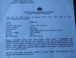 Diduga Lakukan Penipuan dan Penggelapan, Seorang Karyawan Dealer di Halsel Dipolisikan