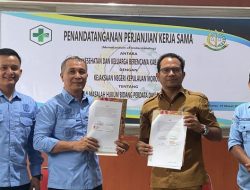 Dinkes Morotai Kembali Teken MoU dengan Kejaksaan, Ini Poin Kerja Samanya