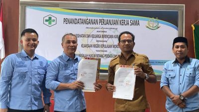 Dinkes Morotai Kembali Teken MoU dengan Kejaksaan, Ini Poin Kerja Samanya