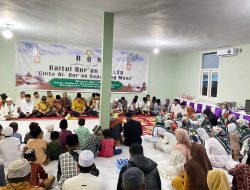Buka Puasa Bersama, Bassam Bagikan Ratusan Paket Sembako kepada Warga Gane